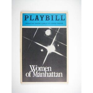Women Of Manhattan Playbill Theatre Club 1986 Jayne Haynes Nancy Mette Shanley